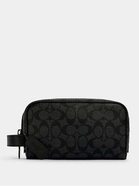 Coach Small Travel Kit In Signature